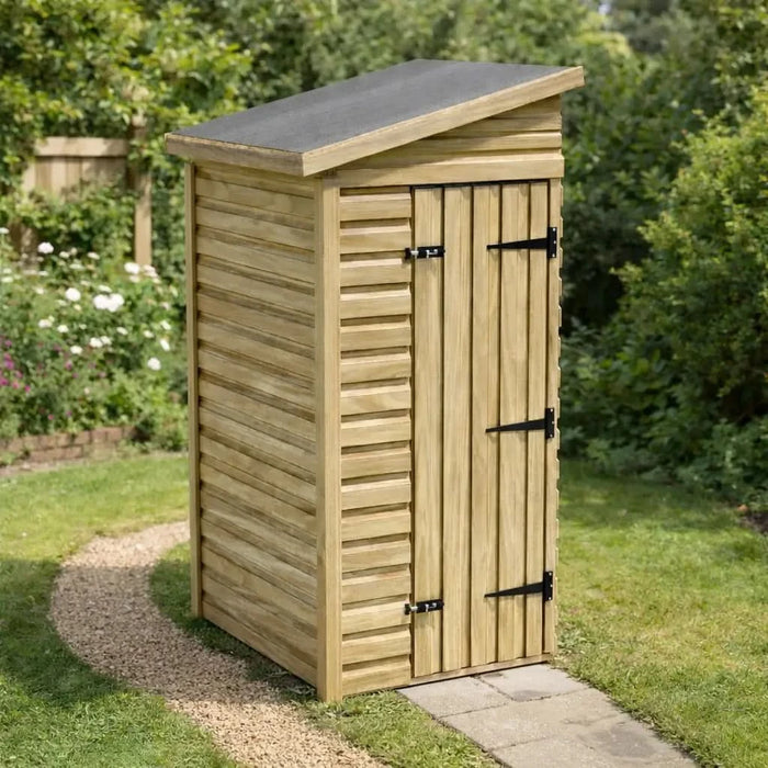 3x3ft Wooden Garden Shed | Windowless | Pent Roof