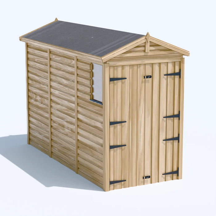 4x10ft Wooden Garden Shed | Windowed | Apex Roof