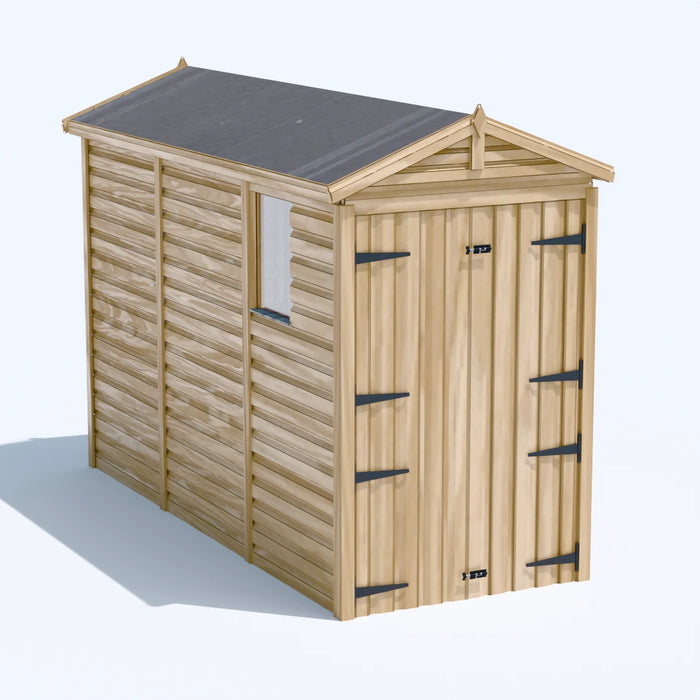 4x10ft Wooden Garden Shed | Windowed | Apex Roof