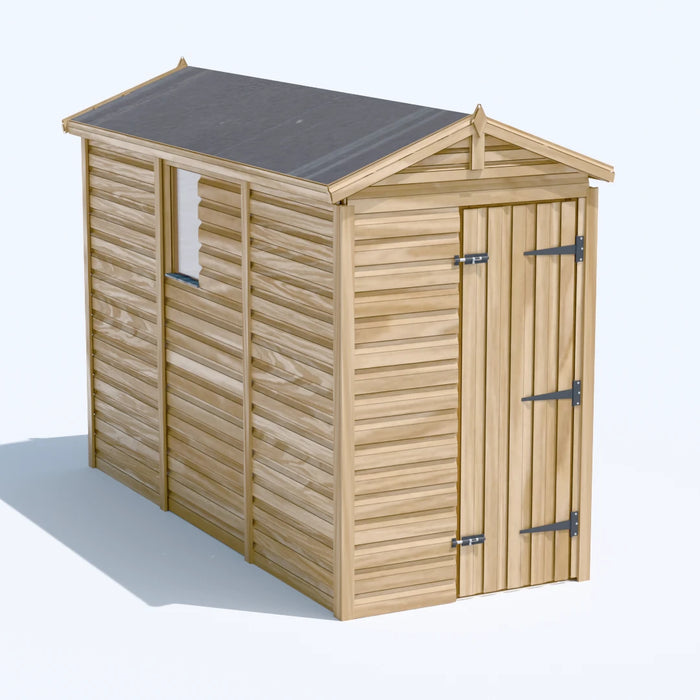 4x10ft Wooden Garden Shed | Windowed | Apex Roof