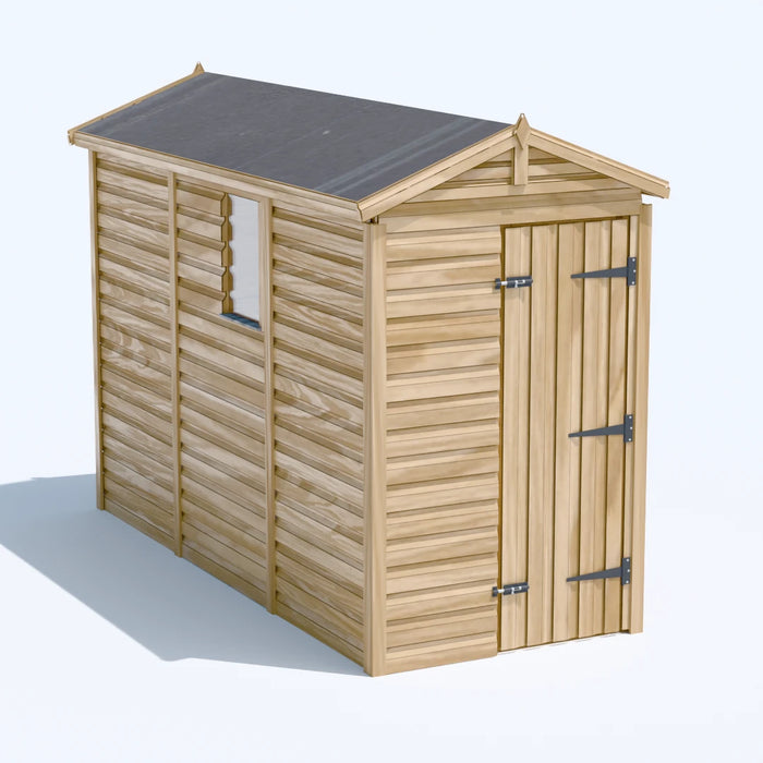 4x10ft Wooden Garden Shed | Windowed | Apex Roof