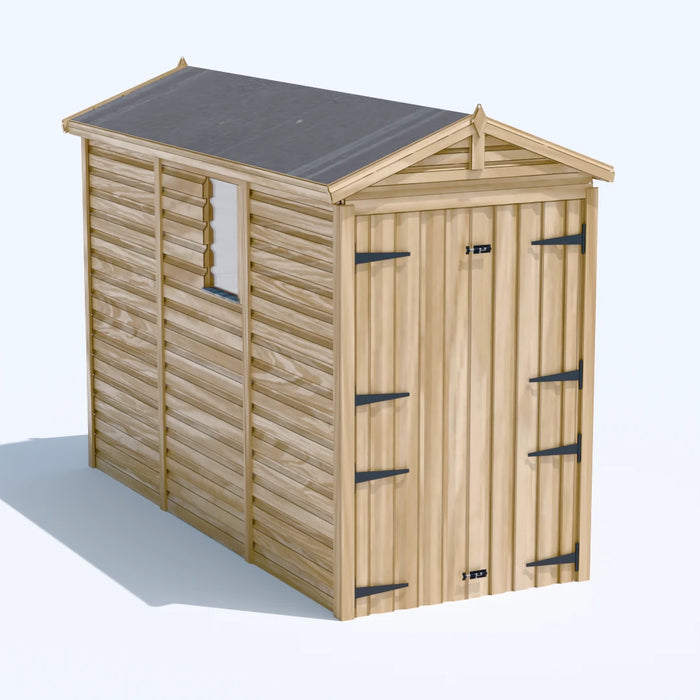 4x10ft Wooden Garden Shed | Windowed | Apex Roof
