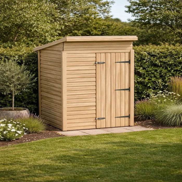 4x3ft Wooden Garden Shed | Windowless | Pent Roof
