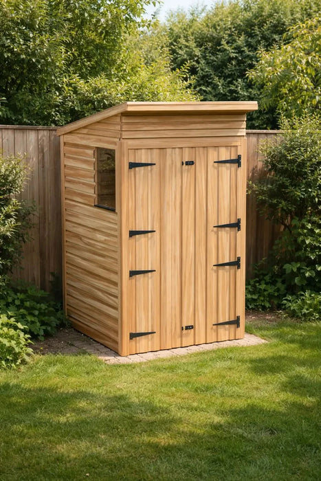 4x4ft Wooden Garden Shed | Windowed | Pent Roof