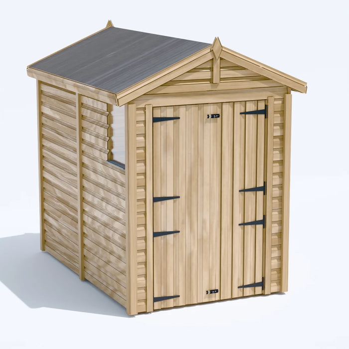 5x8ft Wooden Garden Shed | Windowed | Apex Roof