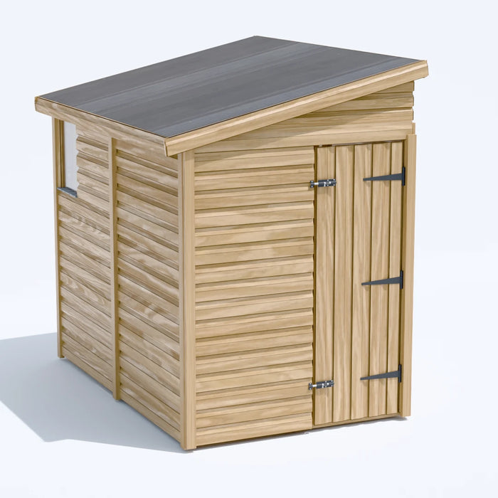 5x8ft Wooden Garden Shed | Windowed | Pent Roof