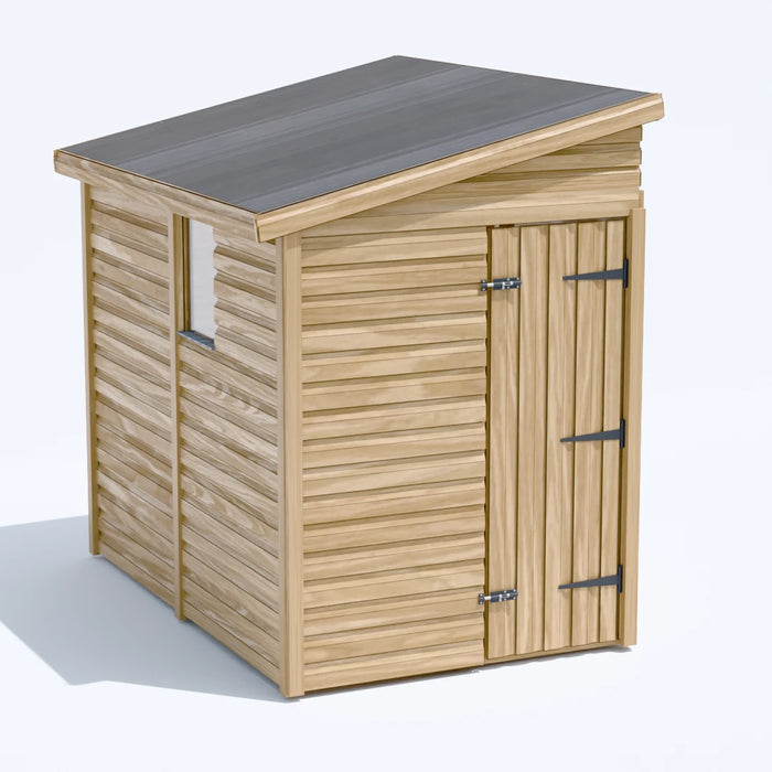 5x8ft Wooden Garden Shed | Windowed | Pent Roof