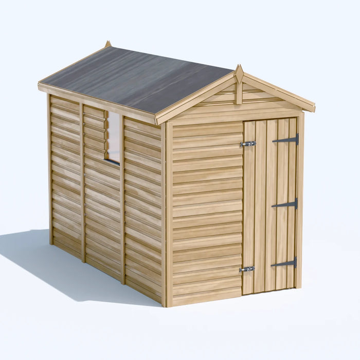 5x10ft Wooden Garden Shed | Windowed | Apex Roof