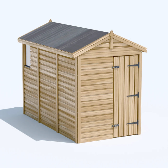 5x10ft Wooden Garden Shed | Windowed | Apex Roof