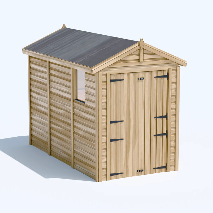 5x10ft Wooden Garden Shed | Windowed | Apex Roof