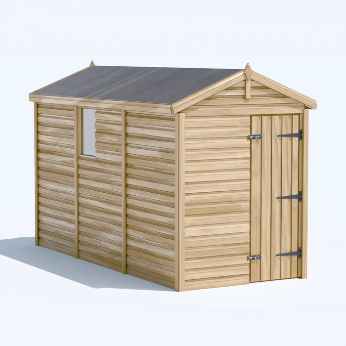 5x12ft Wooden Garden Shed | Windowed | Apex Roof