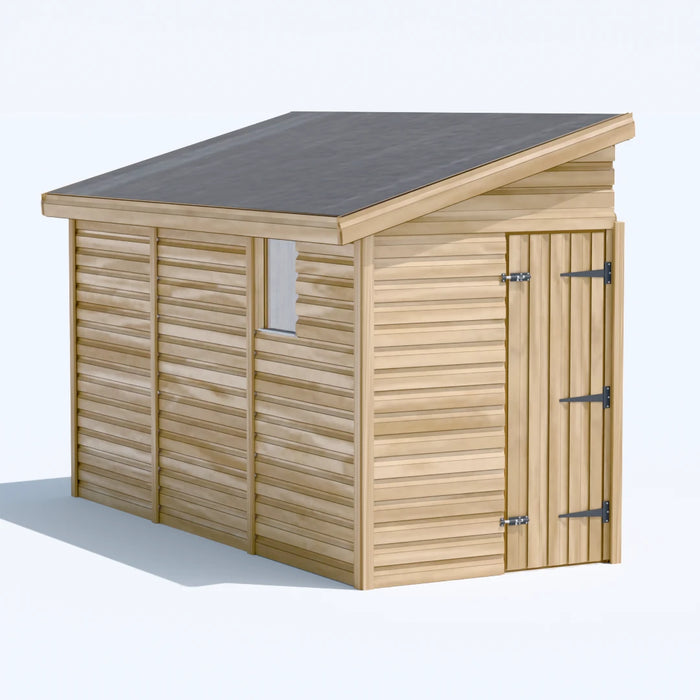 5x12ft Wooden Garden Shed | Windowed | Pent Roof
