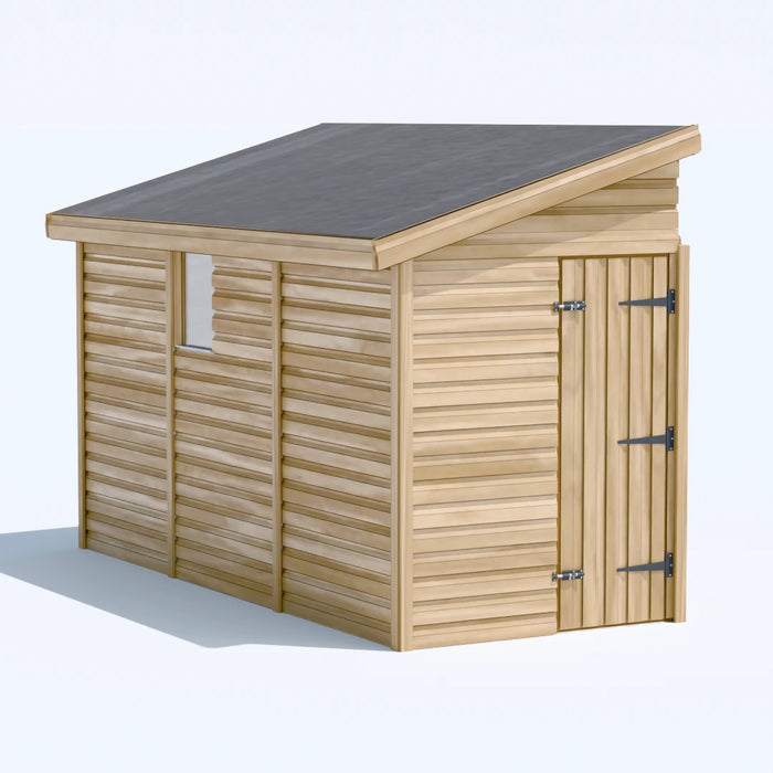5x12ft Wooden Garden Shed | Windowed | Pent Roof