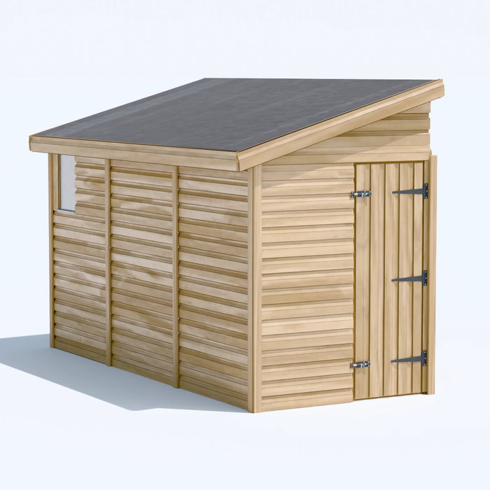 5x12ft Wooden Garden Shed | Windowed | Pent Roof