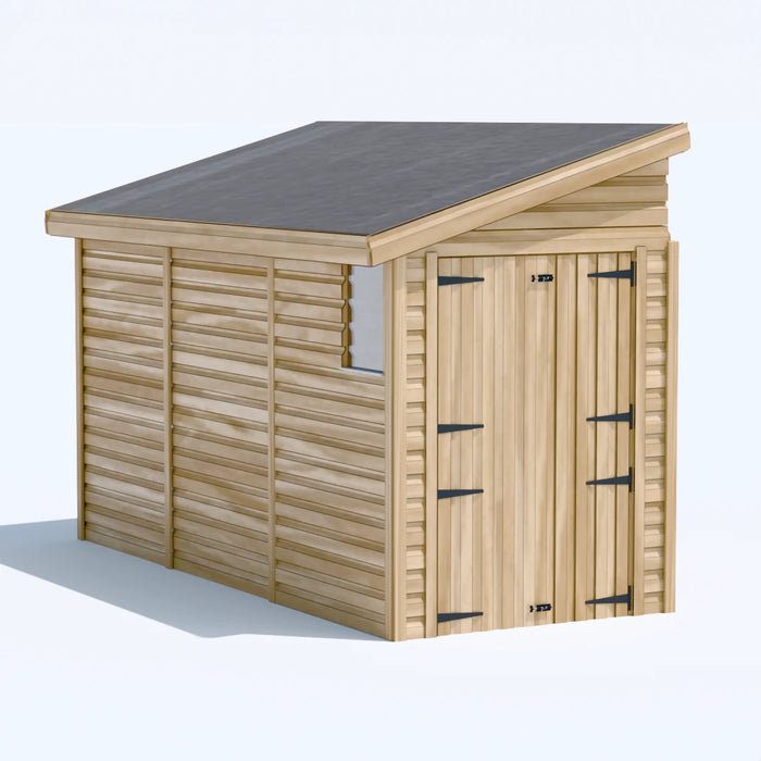 5x12ft Wooden Garden Shed | Windowed | Pent Roof