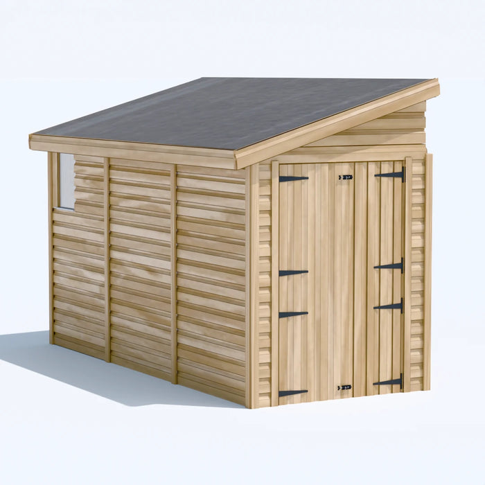 5x12ft Wooden Garden Shed | Windowed | Pent Roof
