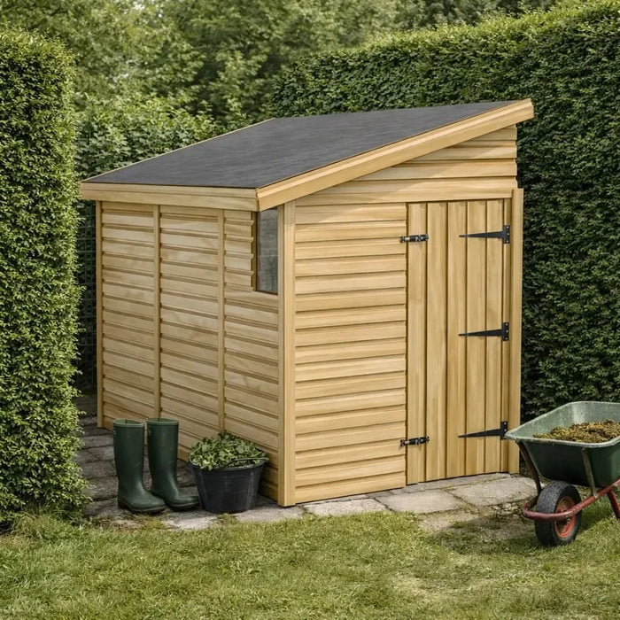 5x12ft Wooden Garden Shed | Windowed | Pent Roof