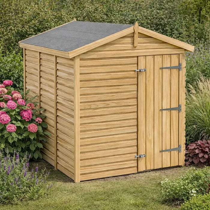 5x12ft Wooden Garden Shed | Windowless | Apex Roof