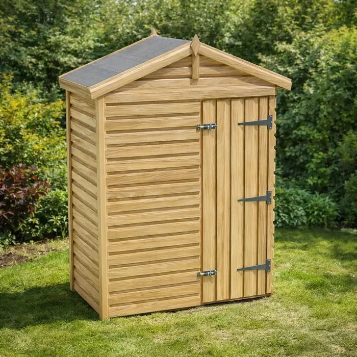 4x3ft Wooden Garden Shed | Windowless | Apex Roof