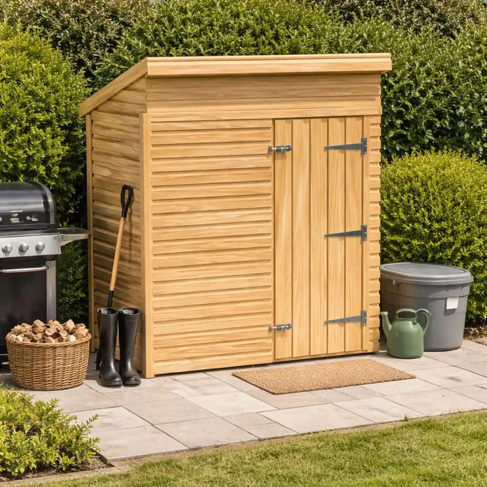 5x3ft Wooden Garden Shed | Windowless | Pent Roof