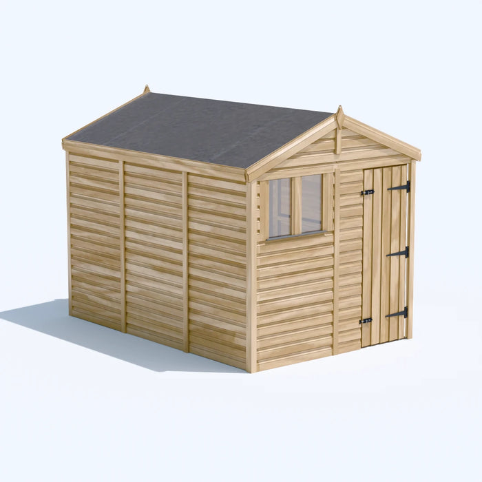 6.5x10ft Wooden Garden Shed | Windowed | Apex Roof
