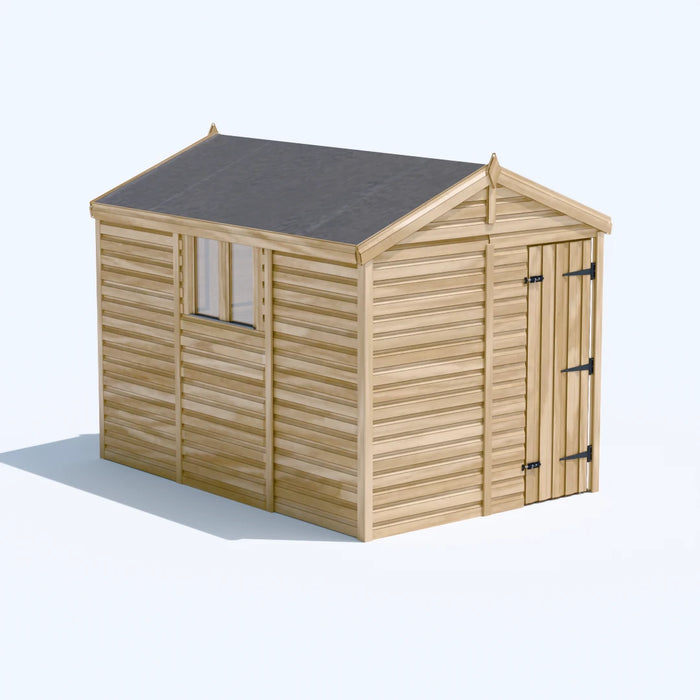 6.5x10ft Wooden Garden Shed | Windowed | Apex Roof