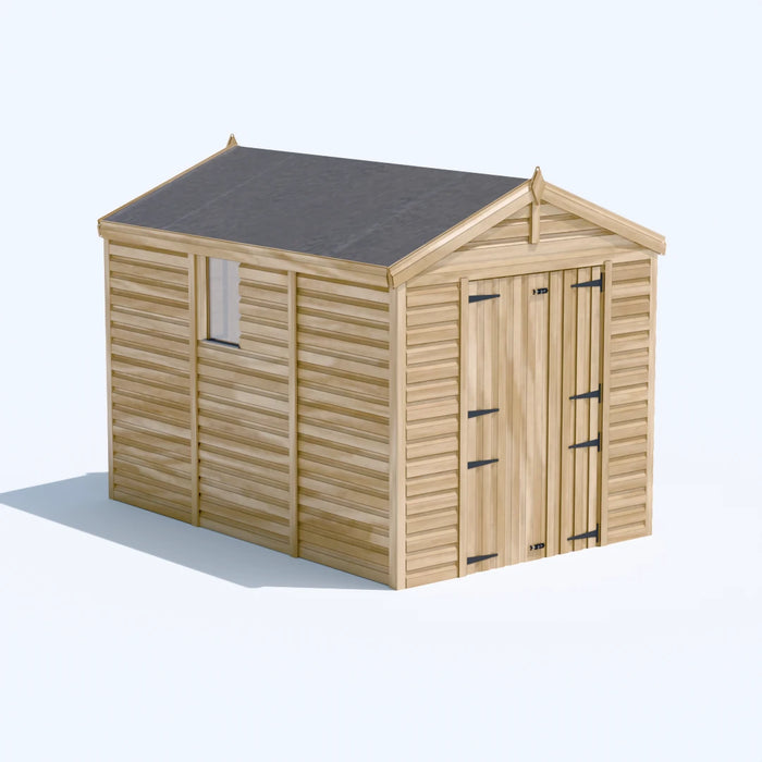 6.5x10ft Wooden Garden Shed | Windowed | Apex Roof