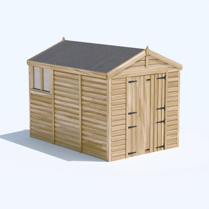 6.5x10ft Wooden Garden Shed | Windowed | Apex Roof