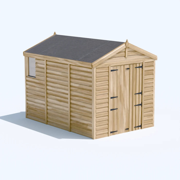 6.5x10ft Wooden Garden Shed | Windowed | Apex Roof