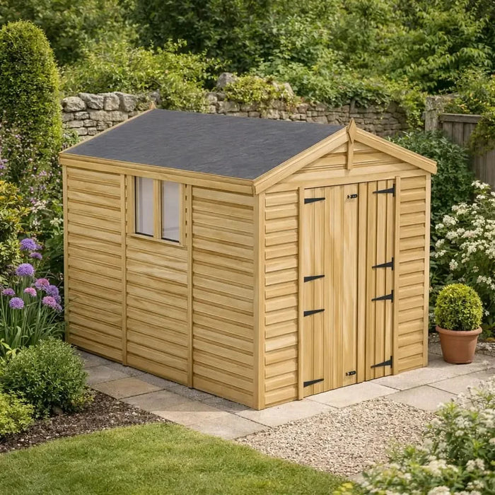 6.5x10ft Wooden Garden Shed | Windowed | Apex Roof