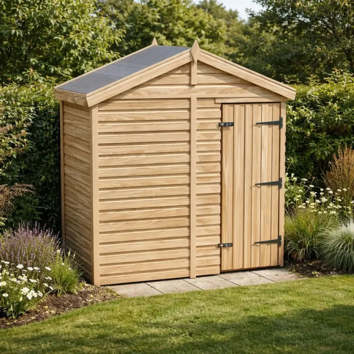 6.5x3ft Wooden Garden Shed | Windowless | Apex Roof