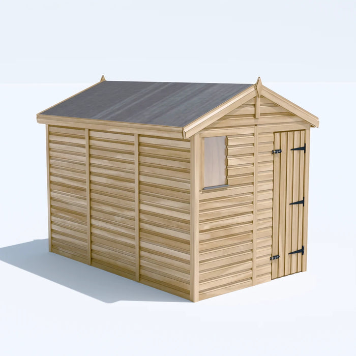 6x10ft Wooden Garden Shed | Windowed | Apex Roof