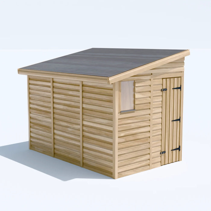 6x10ft Wooden Garden Shed | Windowed | Pent Roof