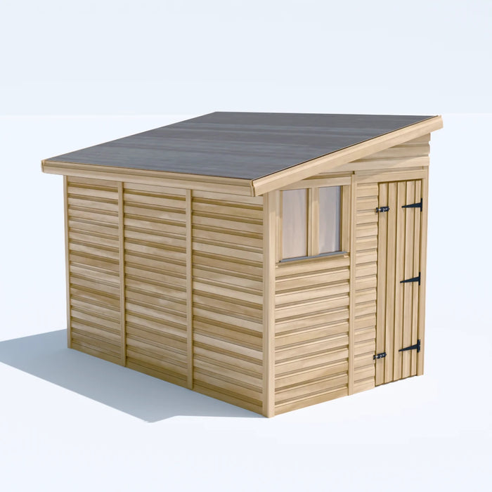 6x10ft Wooden Garden Shed | Windowed | Pent Roof