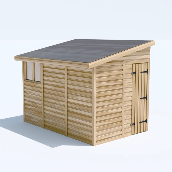 6x10ft Wooden Garden Shed | Windowed | Pent Roof