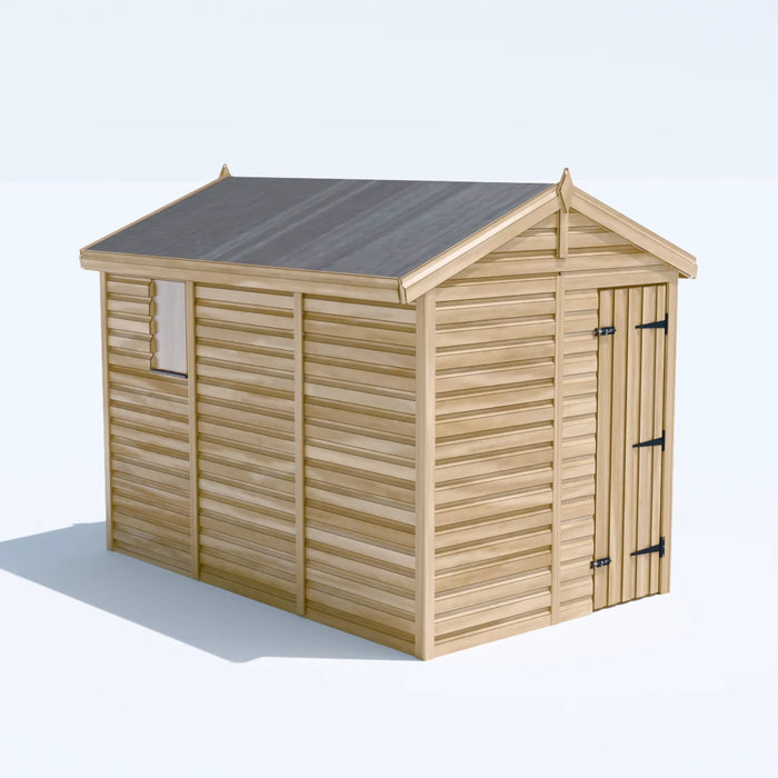 6x10ft Wooden Garden Shed | Windowed | Apex Roof