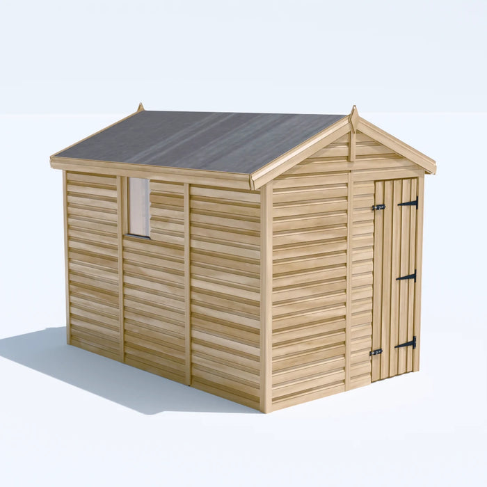 6x10ft Wooden Garden Shed | Windowed | Apex Roof