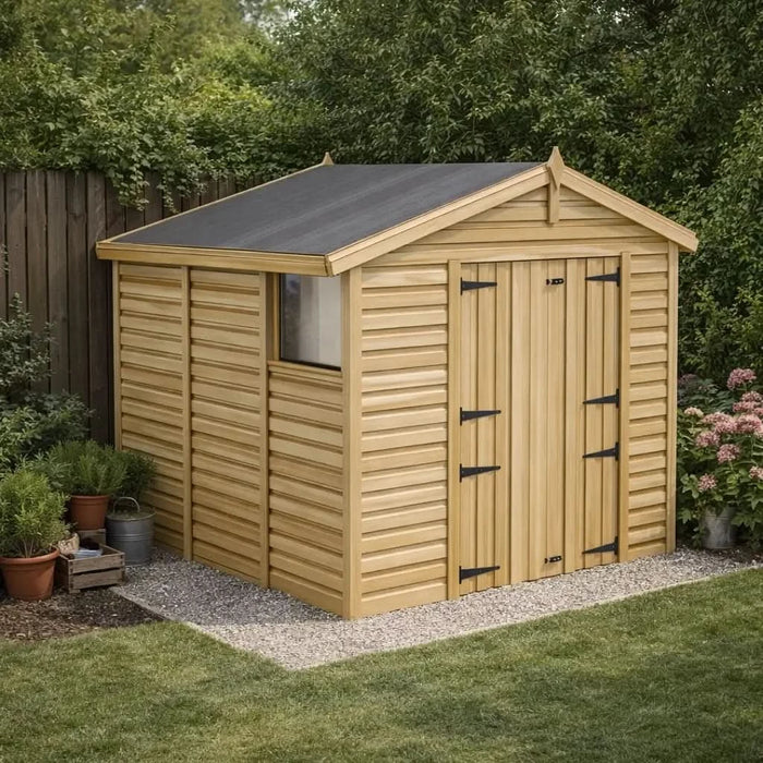 6x10ft Wooden Garden Shed | Windowed | Apex Roof