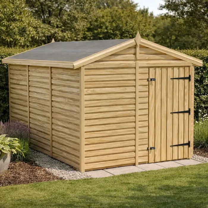 6x12ft Wooden Garden Shed | Windowless | Apex Roof
