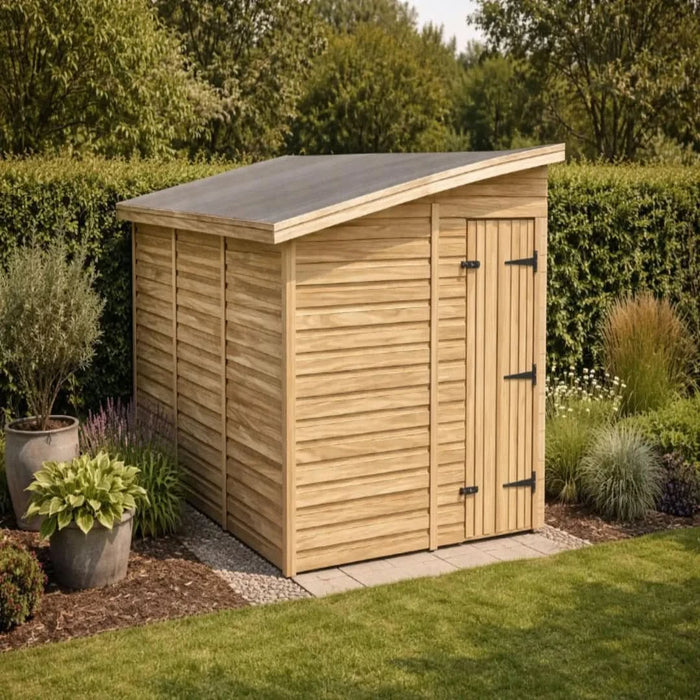 6x12ft Wooden Garden Shed | Windowless | Pent Roof