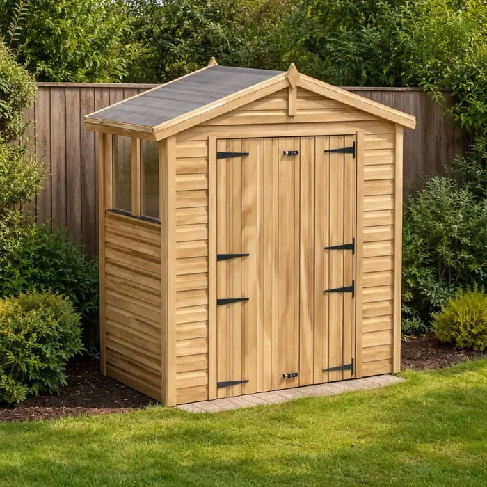 6x3ft Wooden Garden Shed | Windowed | Apex Roof