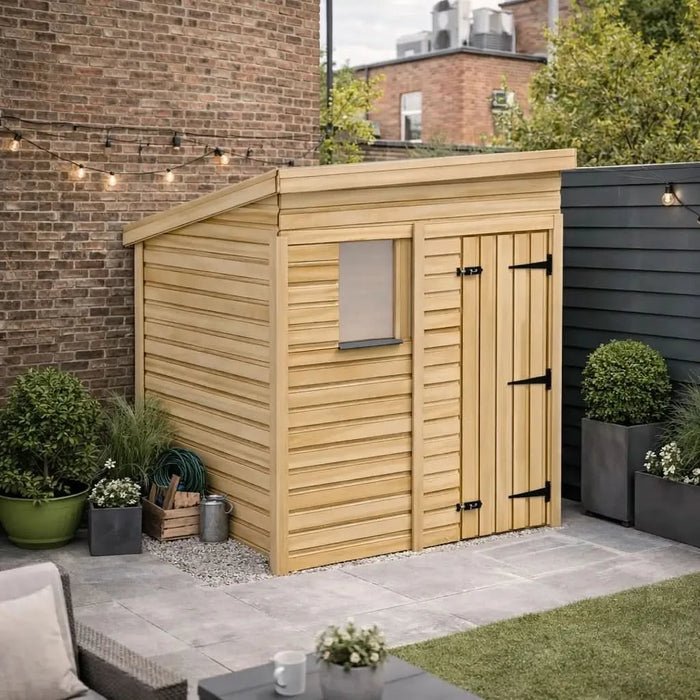 6x3ft Wooden Garden Shed | Windowed | Pent Roof