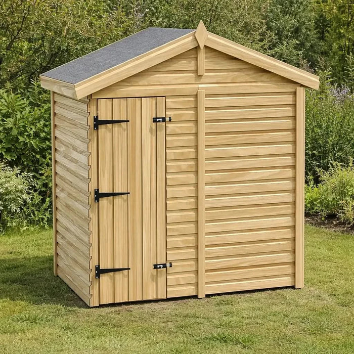 6x4ft Wooden Garden Shed | Windowless | Apex Roof