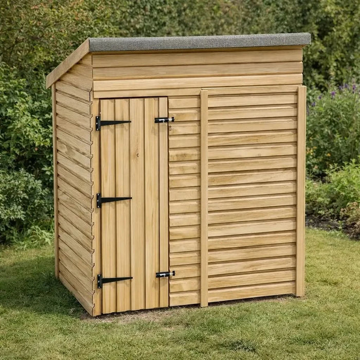 6x4ft Wooden Garden Shed | Windowless | Pent Roof