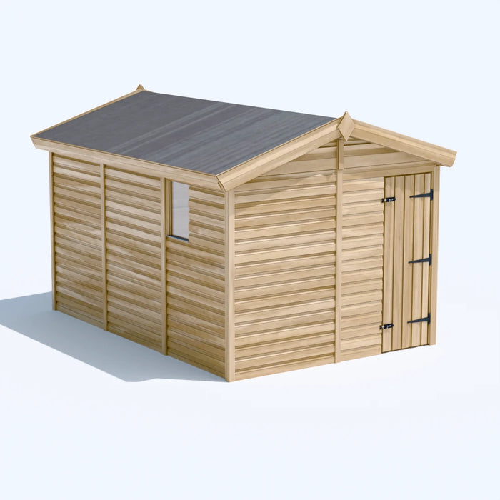 8x12ft Wooden Garden Shed | Windowed | Apex Roof