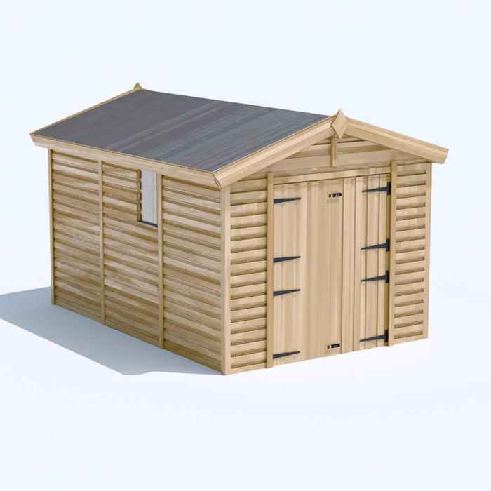 8x12ft Wooden Garden Shed | Windowed | Apex Roof
