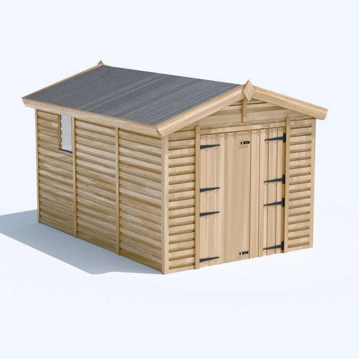 8x12ft Wooden Garden Shed | Windowed | Apex Roof