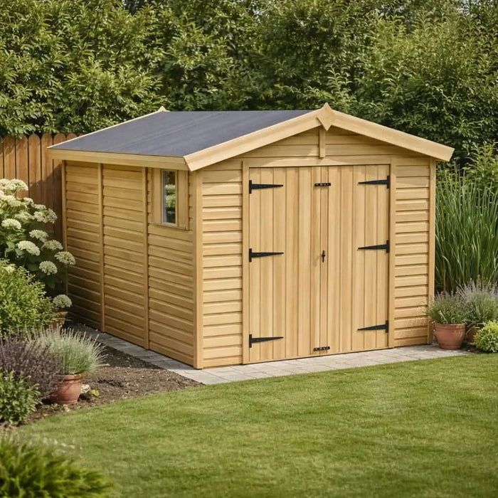 8x12ft Wooden Garden Shed | Windowed | Apex Roof