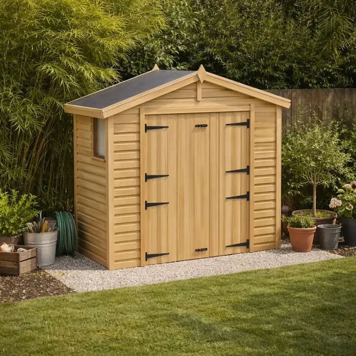 8x3ft Wooden Garden Shed | Windowed | Apex Roof