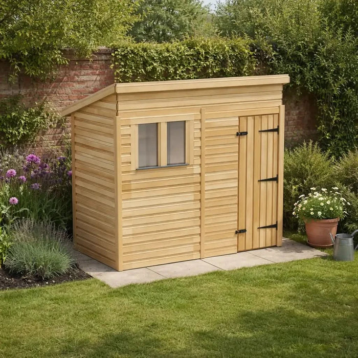 8x3ft Wooden Garden Shed | Windowed | Pent Roof